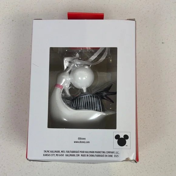 Hallmark Jack Skellington and Zero Christmas Holiday Ornament - Picture 2 of 3
